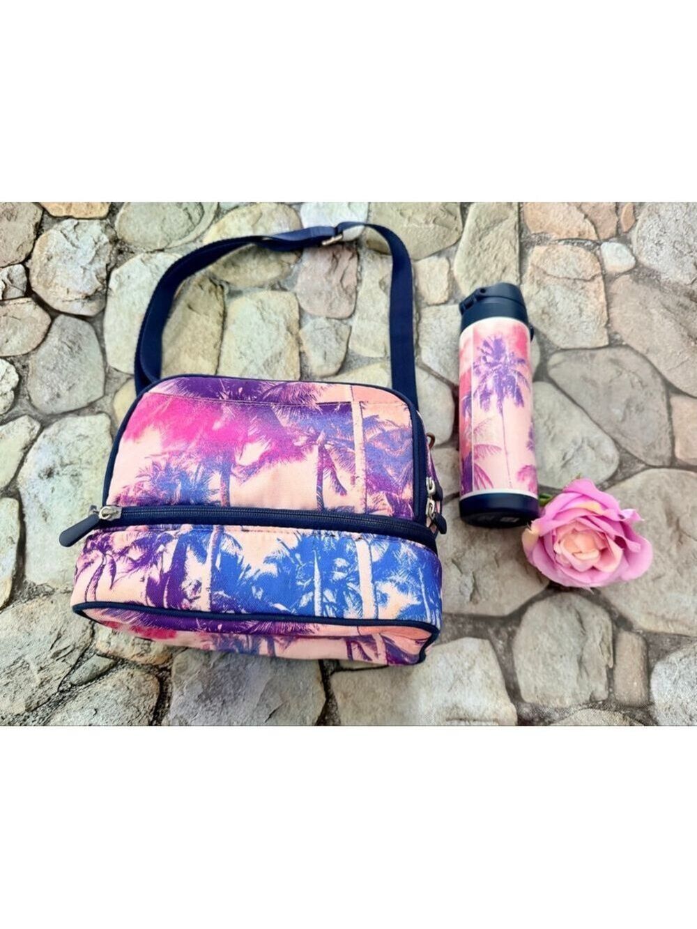 Pottery barn lunch bag and water bottle